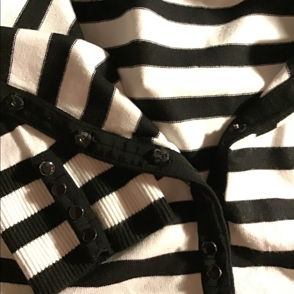 White House Black Market Striped Sweater - Picture 4 of 5